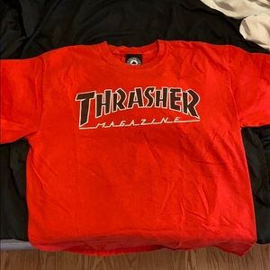 Red Mens Thrasher T-Shirt